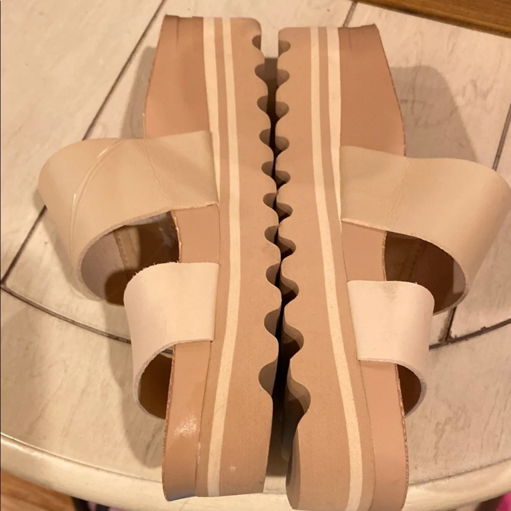 Reef Women's Cream Sandals NWOT - Picture 4 of 7
